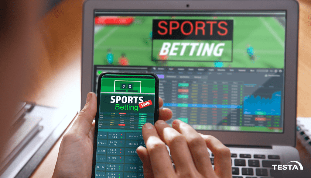 Device testing sports betting