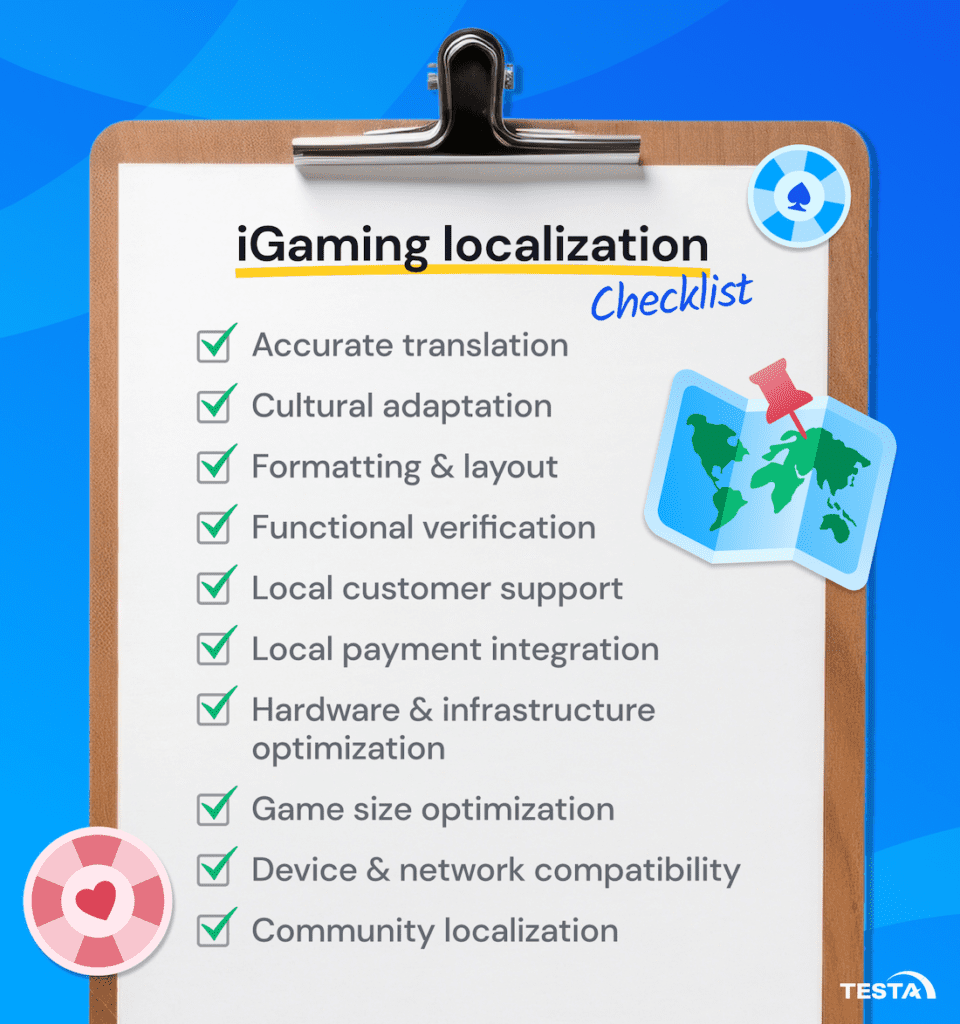 iGaming localization checklist