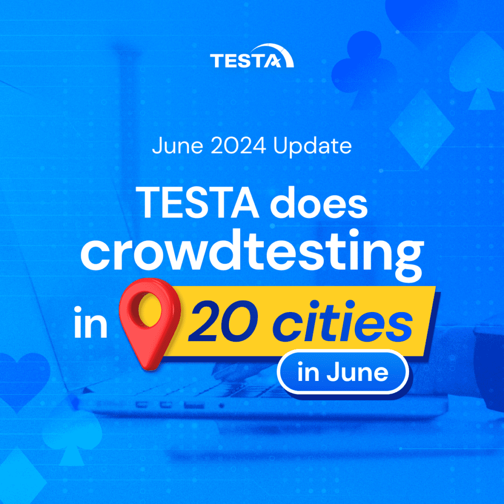 TESTA crowdtesting in 20 cities