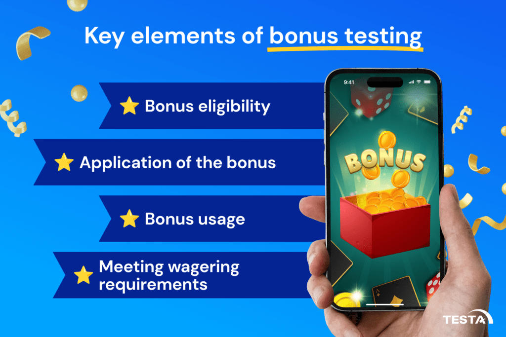 Key elements of bonus testing